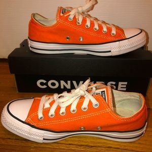 Orange Low Converse